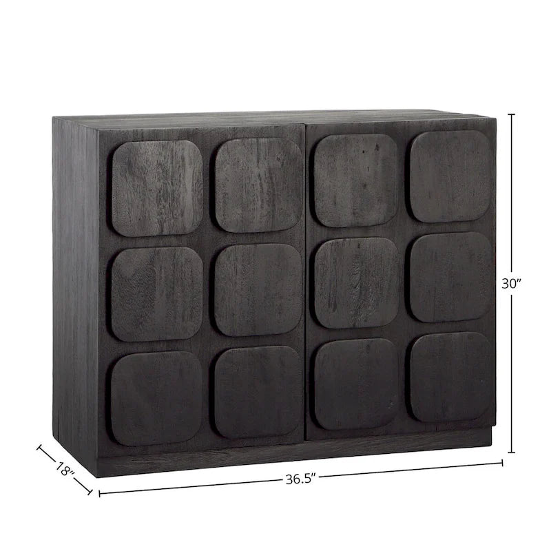 Melody 37  Wide Sideboard, Black