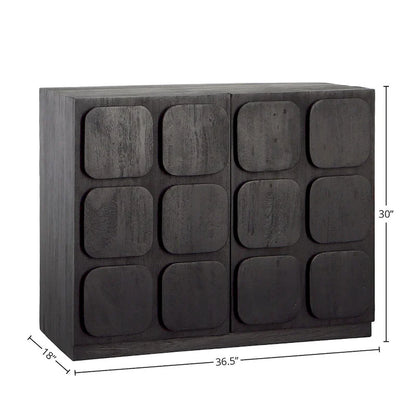 Melody 37  Wide Sideboard, Black