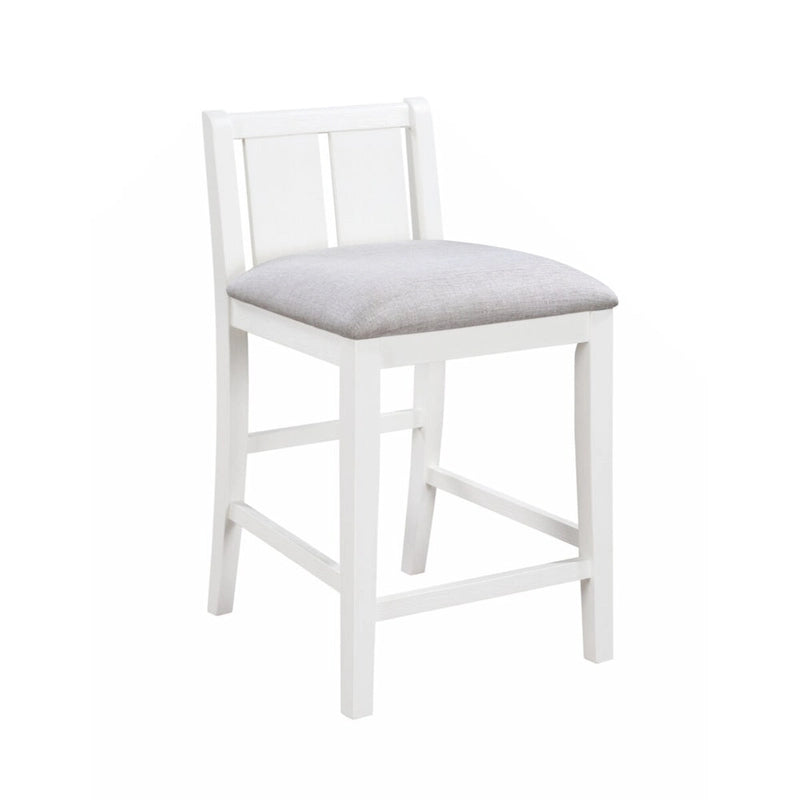 Graham 36  3-Piece Finish Small Space Counter Height Dining Table with Shelves and 2 Chairs