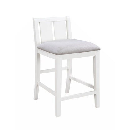 Graham 36  3-Piece Finish Small Space Counter Height Dining Table with Shelves and 2 Chairs