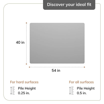 Jani 36  x 48  1/4  Rug'd Chair Mat