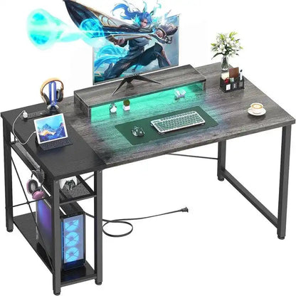 Scrivania da Gaming con LED da 39,4 pollici