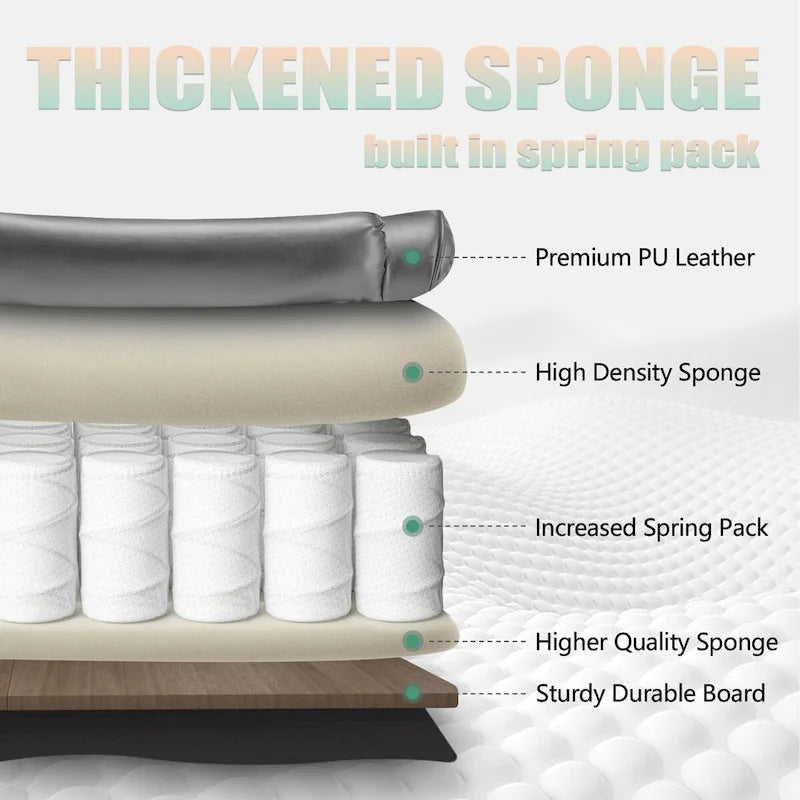 Big and Tall Leather Office Chair with Foot Rest with Adjustable Back for People up to 400 lbs