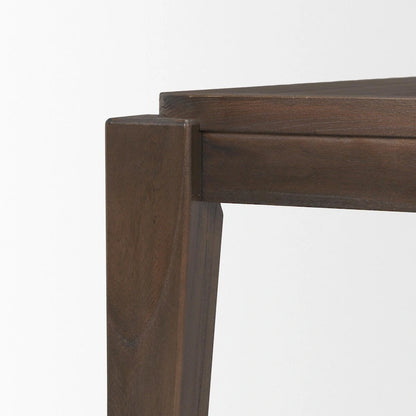 Teva Dark Brown Wood Rectangular 72  Dining Table - 72.0L x 39.0W x 30.0H