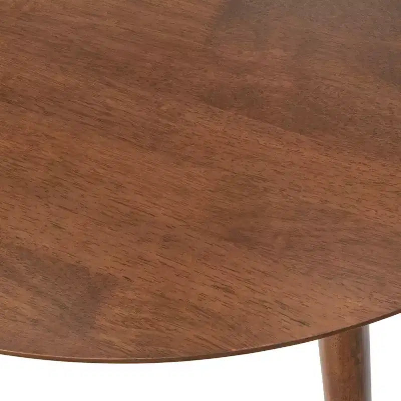 Tavolo da pranzo rotondo in legno massello Lifestorey Raylen Mid-Century Modern