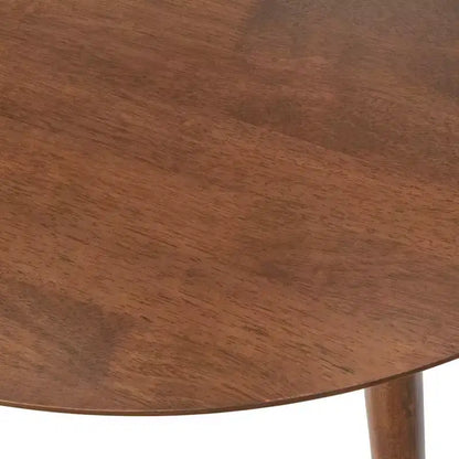 Tavolo da pranzo rotondo in legno massello Lifestorey Raylen Mid-Century Modern
