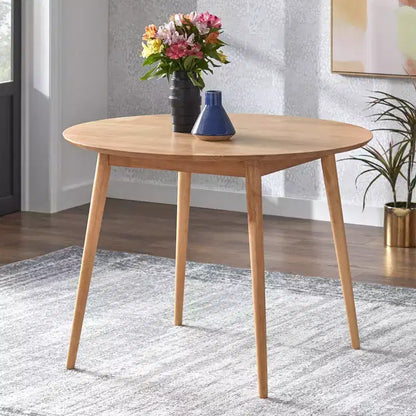 Tavolo da pranzo rotondo in legno massello Lifestorey Raylen Mid-Century Modern