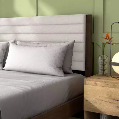 HOMES: Inside + Out Queen Belna Platform Bed with Boucle Upholstery