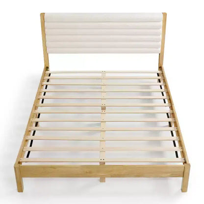 HOMES: Inside + Out Queen Belna Platform Bed with Boucle Upholstery