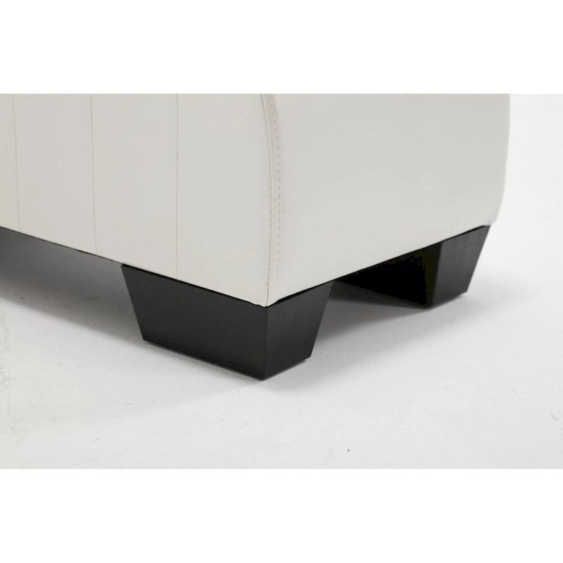 Factory Direct Yoga Chaise Lounge Collection for Stretching & Relaxation Modern Faux Leather Curved Sofa