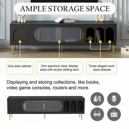 Modern TV Stand for 70  Inch TV for Living Room