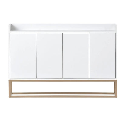 47.2 Credenza Moderna a 4 Ante con Base in Metallo