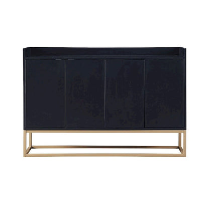 47.2 Credenza Moderna a 4 Ante con Base in Metallo