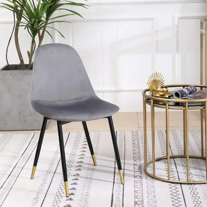 Roundhill Furniture Evatt 5-Piece Round Dining Set, Trestle Round Table with 4 Stylish Chairs