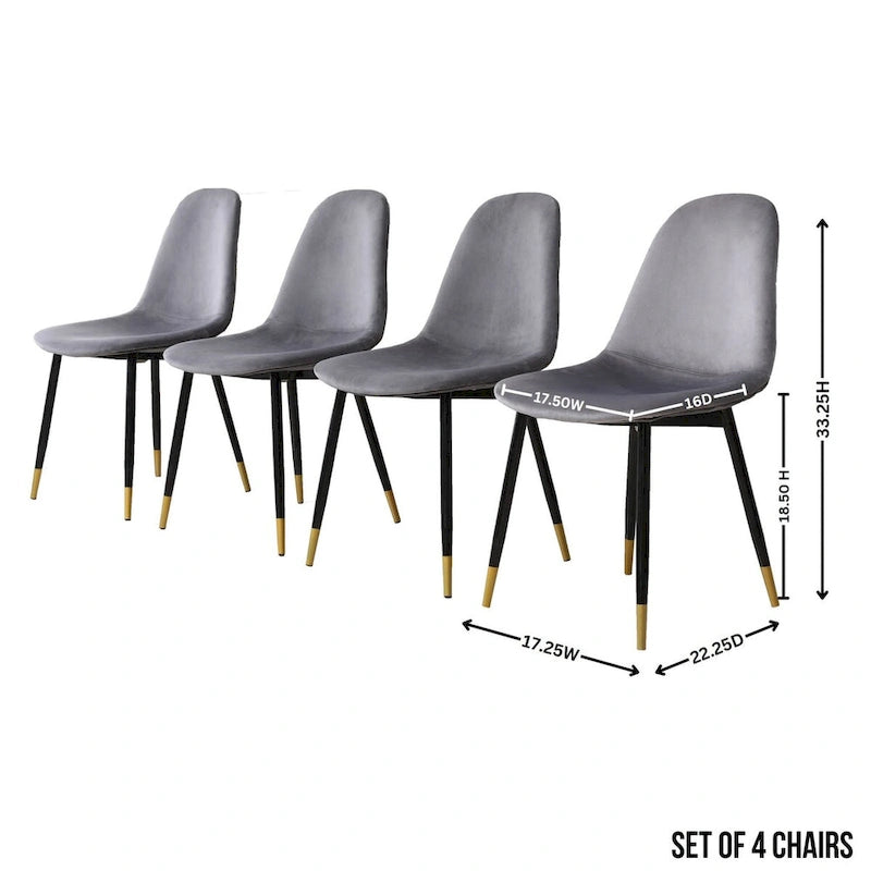 Roundhill Furniture Evatt 5-Piece Round Dining Set, Trestle Round Table with 4 Stylish Chairs