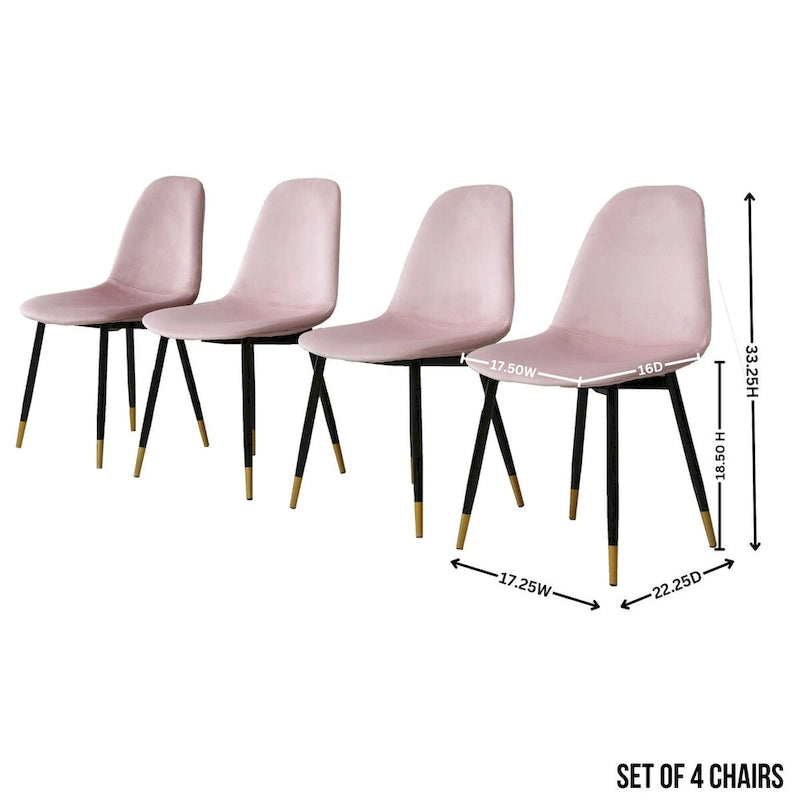 Roundhill Furniture Evatt 5-Piece Round Dining Set, Trestle Round Table with 4 Stylish Chairs