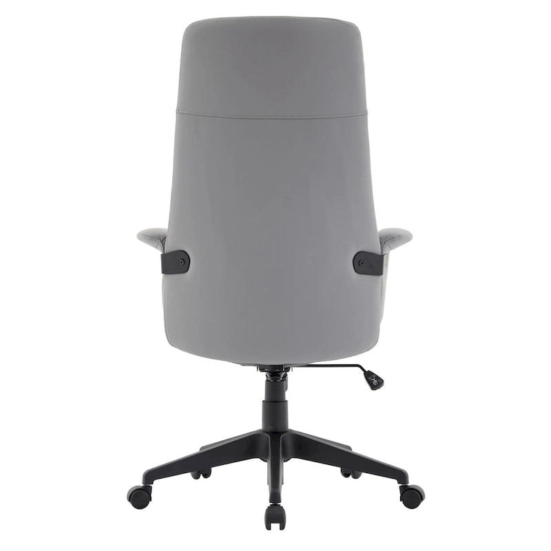 Leather Office Computer Chair Adjustable Height Swivel Desk Chair With Lumbar Support Inifini Collection