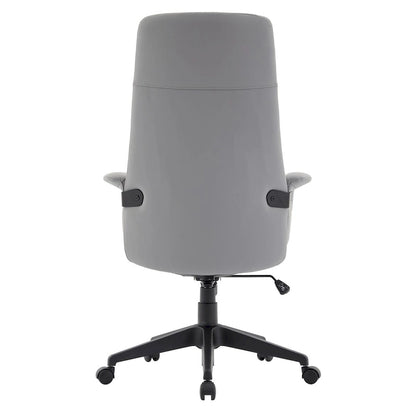 Leather Office Computer Chair Adjustable Height Swivel Desk Chair With Lumbar Support Inifini Collection
