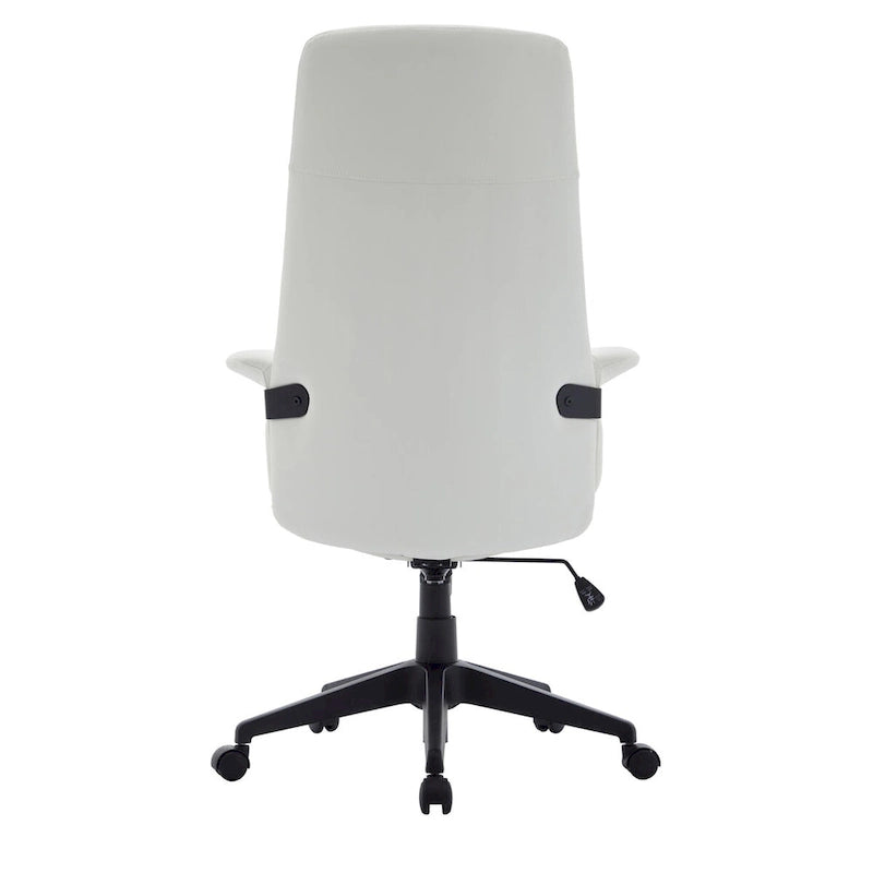 Leather Office Computer Chair Adjustable Height Swivel Desk Chair With Lumbar Support Inifini Collection