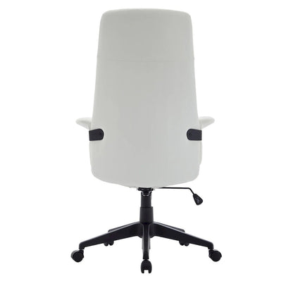 Leather Office Computer Chair Adjustable Height Swivel Desk Chair With Lumbar Support Inifini Collection