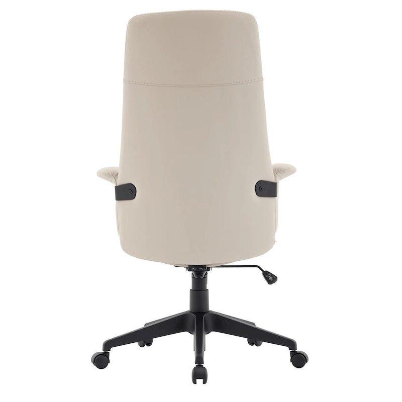 Leather Office Computer Chair Adjustable Height Swivel Desk Chair With Lumbar Support Inifini Collection