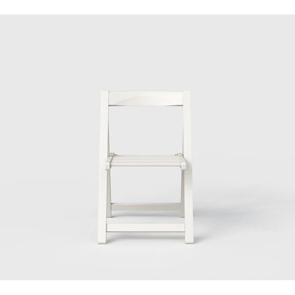 Stateside Wood Weather Resistant Outdoor Chair with Compact Folding Set of 2