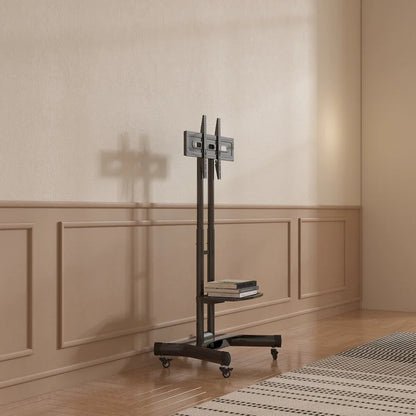 Universal Swivel TV Stand for 32-80 inch TVs, Height Adjustable Table Top TV Stand Mount with Tilt, Max VESA 600x400mm