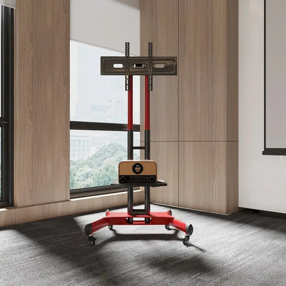 Universal Swivel TV Stand for 32-80 inch TVs, Height Adjustable Table Top TV Stand Mount with Tilt, Max VESA 600x400mm