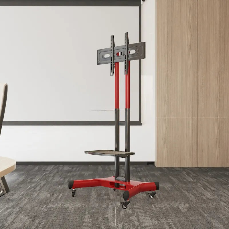 Universal Swivel TV Stand for 32-80 inch TVs, Height Adjustable Table Top TV Stand Mount with Tilt, Max VESA 600x400mm