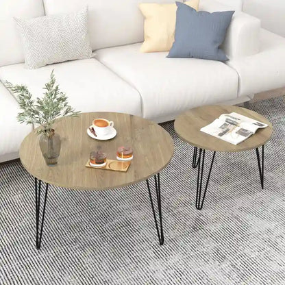 27.56  Round Nesting Coffee Table Set of 2