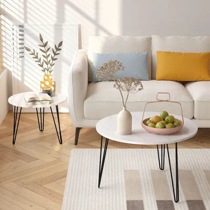 27.56  Round Nesting Coffee Table Set of 2