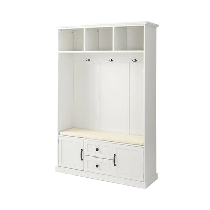 Appendiabiti da ingresso classico con 3 ganci, appendiabiti, panca contenitore per ingresso, corridoio