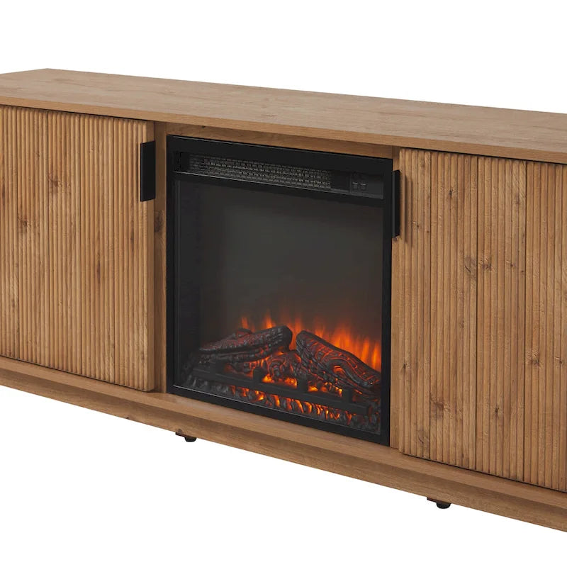 Middlebrook 70-inch TV Stand with Electric Fireplace