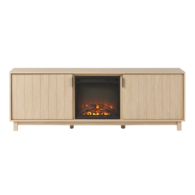 Middlebrook 70-inch TV Stand with Electric Fireplace