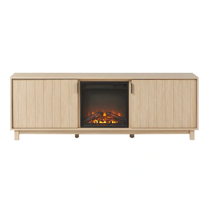 Middlebrook 70-inch TV Stand with Electric Fireplace