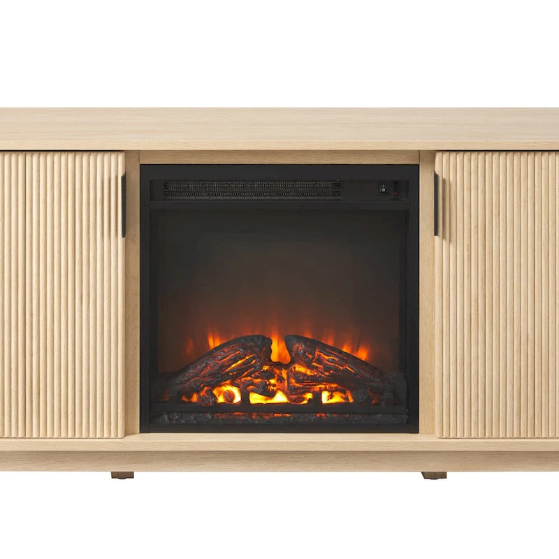 Middlebrook 70-inch TV Stand with Electric Fireplace