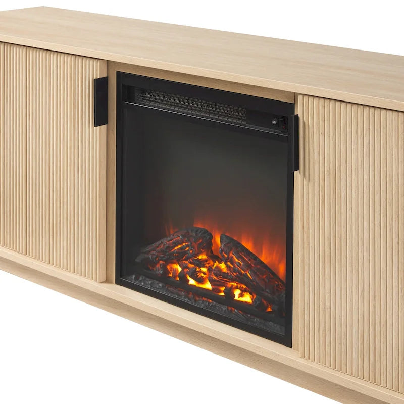 Middlebrook 70-inch TV Stand with Electric Fireplace