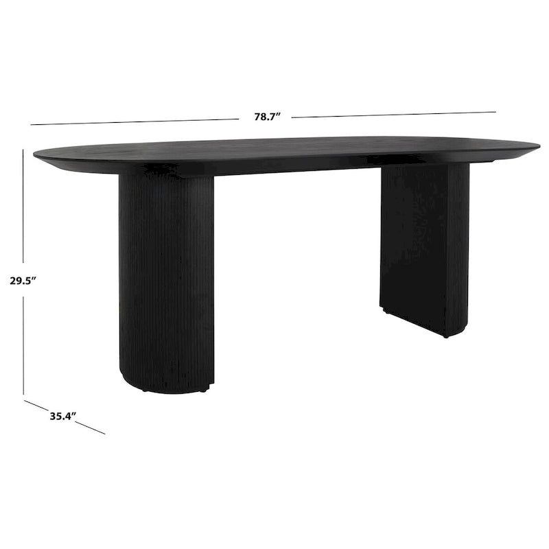 Tavolo da pranzo in legno Svenja SAFAVIEH Couture - 79 L x 35 P x 29,5 A - 79Lx35Px30A